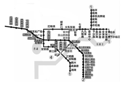 明年上半年，地铁4号线首通段（彭埠-近江）开通，届时，杭州就能形成1、2、4 号线形成的网状环路。