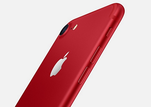 21日晚，苹果公司发布红色版iPhone 7和iPhone 7 plus。图片来源：苹果官网