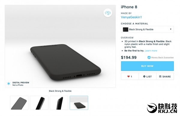 苹果跪了！爆料大神提前开卖iPhone 8模型：1100元