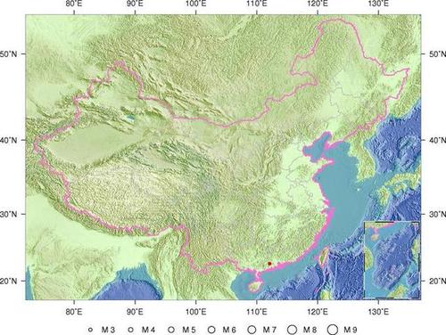 广东云浮市新兴县发生3.1级地震