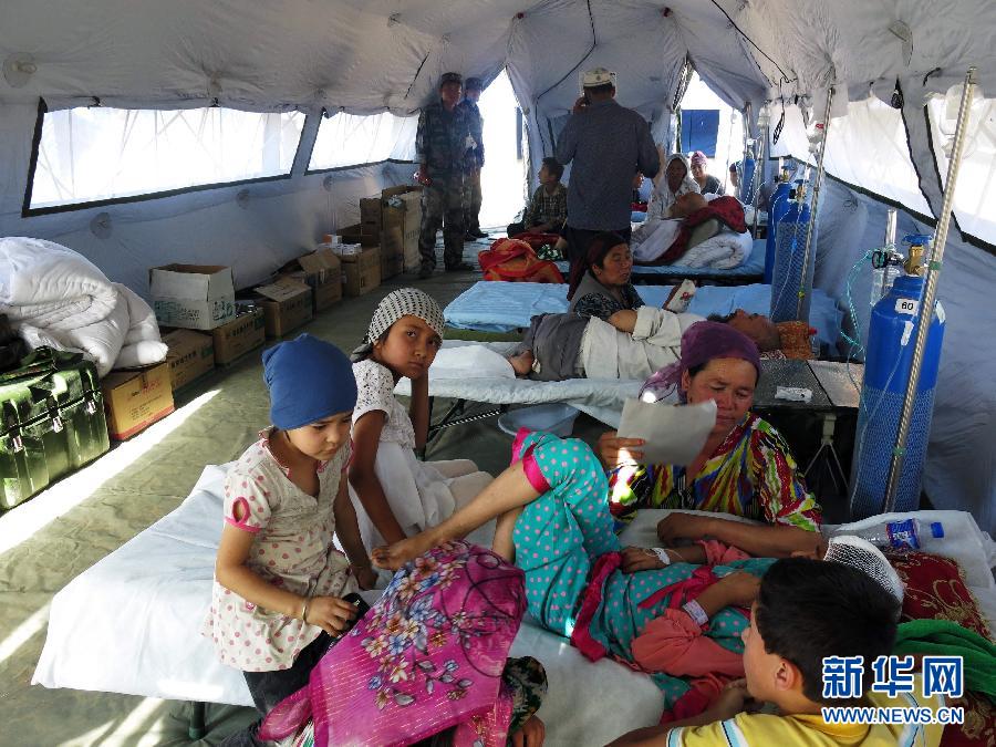 （新疆皮山地震）（1）新疆皮山地震致3人遇难71人受伤　救援工作全面展开