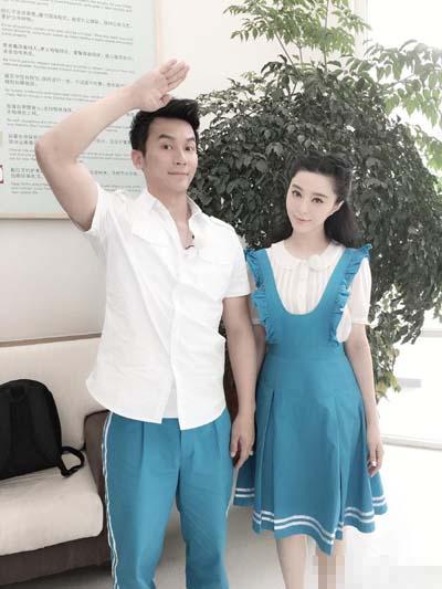 范冰冰与李晨合照